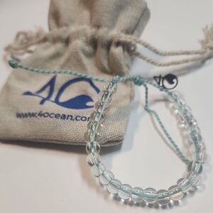 4Ocean Clear Beaded Bracelet